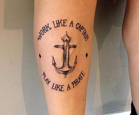 Tattooed Anchor