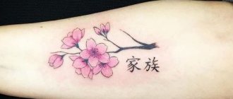 纹身日本字
