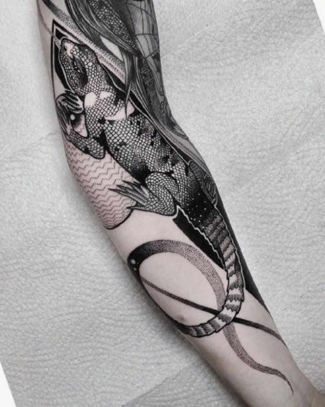 tatuaj șopârlă semnificație pentru fete