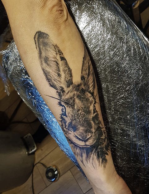 Tattoo Rabbit - fotó