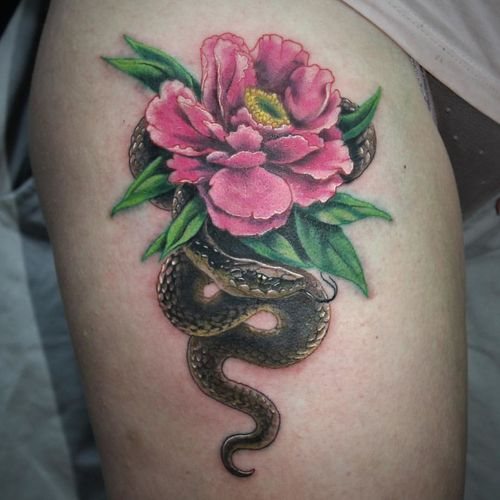 Tatuaggio del serpente. Significato per ragazze, uomini, schizzi, foto