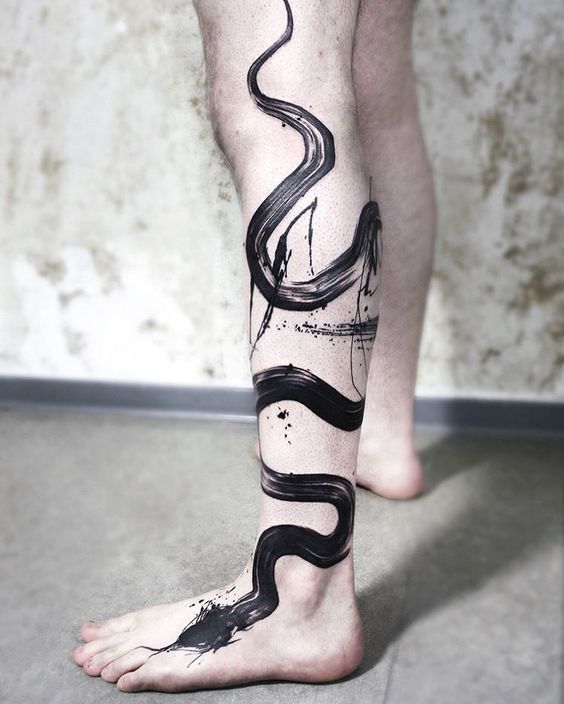 τατουάζ φιδιού - έννοια του τατουάζ