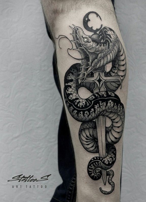 tatuaj de șarpe - semnificații de tatuaj