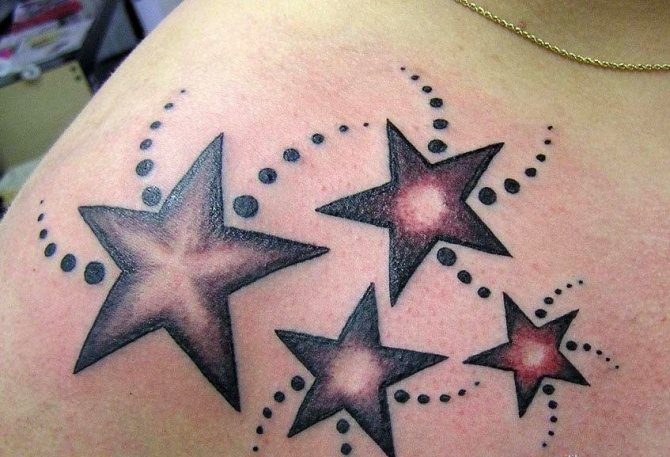 Tetovanie hviezdy
