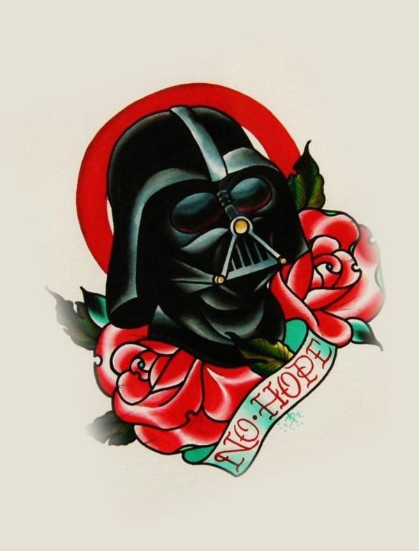 Darth Vader tatuiruotė