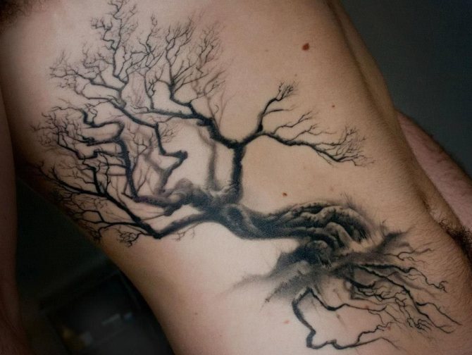 Træ-tatovering