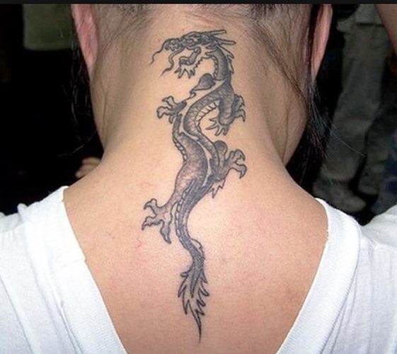 Egy sárkány tetoválása. Fotó, jelentés, vázlatok lányoknak, férfiaknak. Fotó