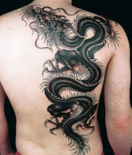 龍のタトゥー。写真、意味、女の子、男性のためのスケッチ。写真