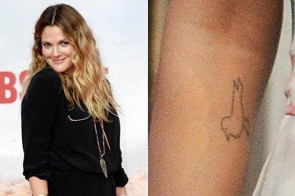 Tatuaj de Drew Barrymore