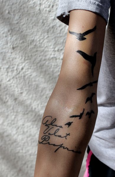 Tetoválás kifejezés a latin