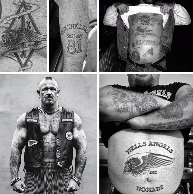 Hells Angels tetoválás