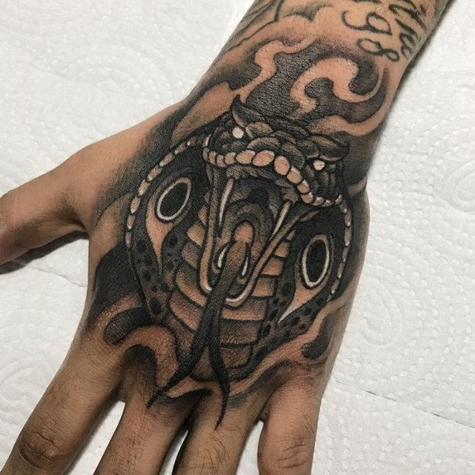 kobra tatuointi