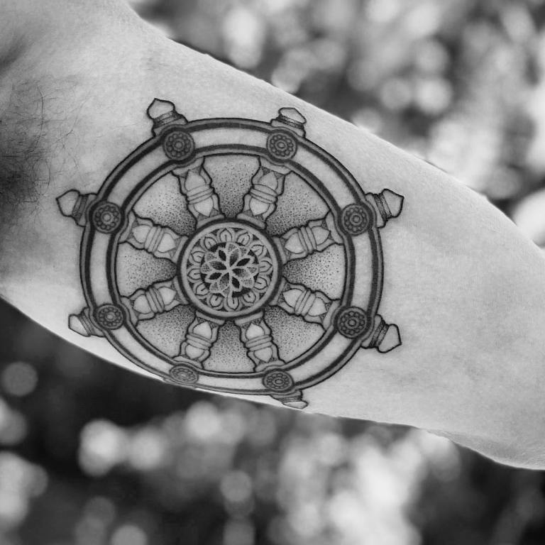 tattoo lykkehjul