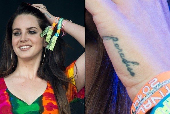 Lana Del Rey tatuiruotė