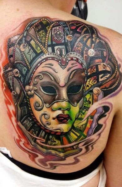 maschera per tatuaggi