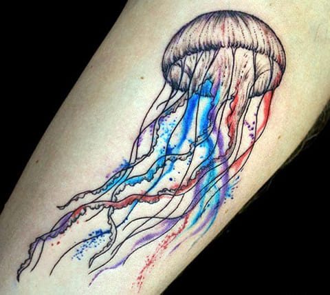 Medúza tetoválás