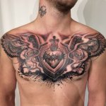 Tetovanie na hrudi pre mužov