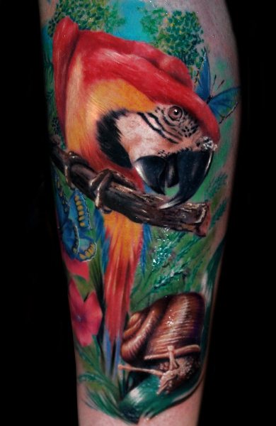 Tatuaj de papagal