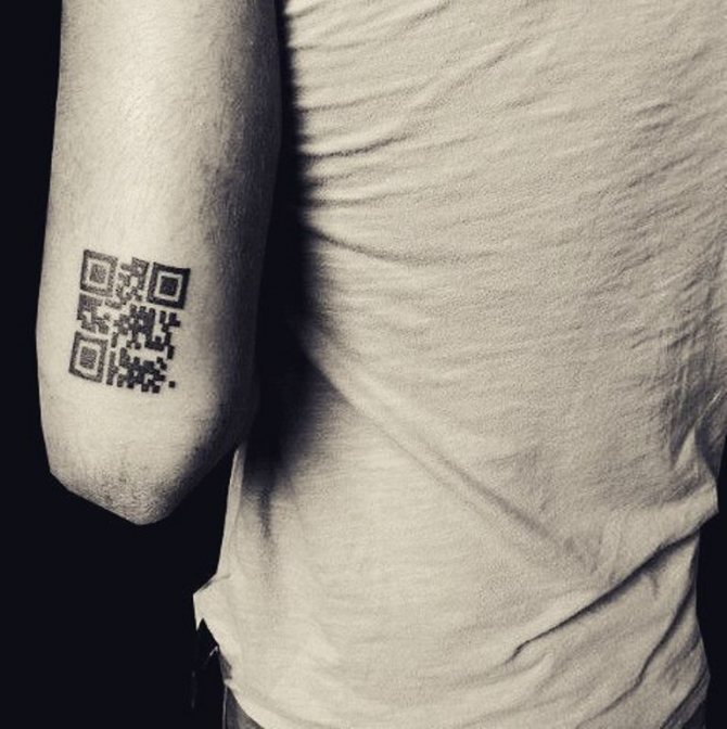 tetoválás qr kód