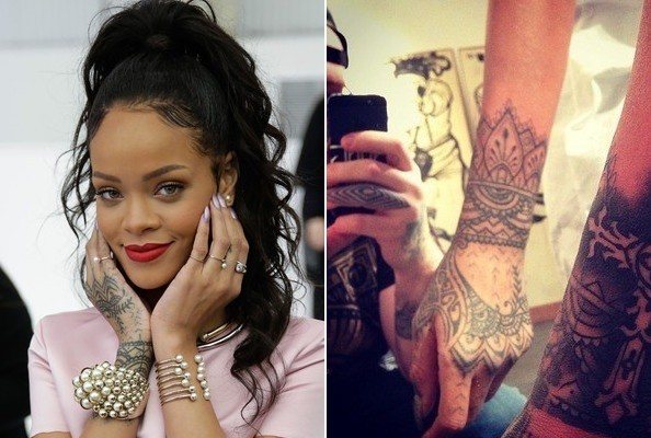 Rihanna tetoválása