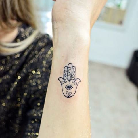 Tetovanie Fatiminej ruky
