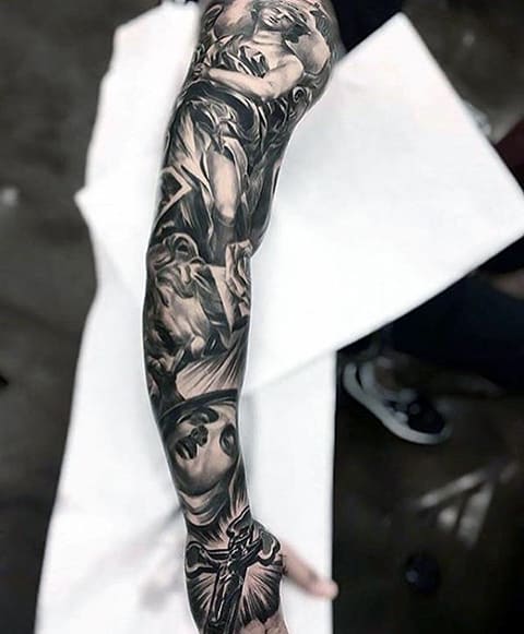 Татуировка ръкав за мъж
