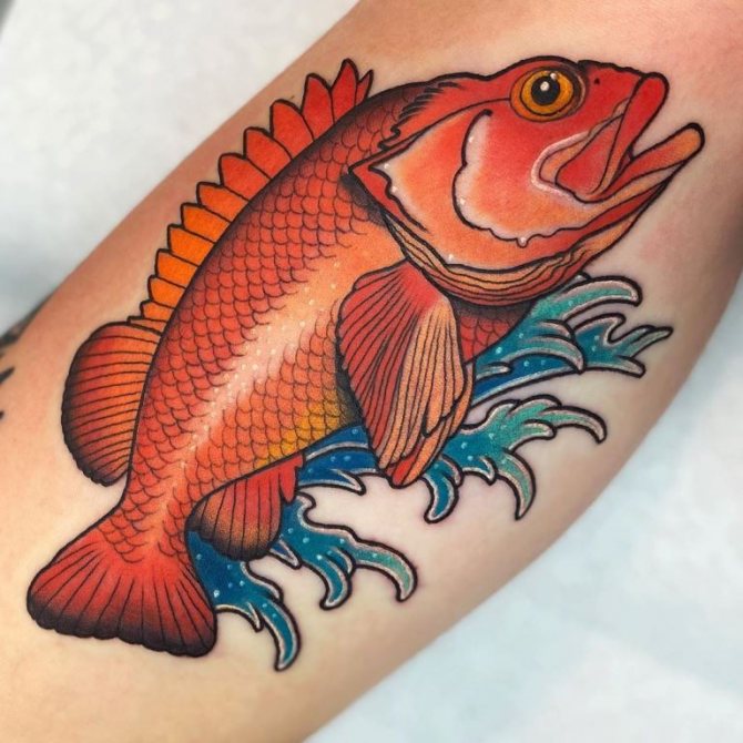 τατουάζ ψαριών
