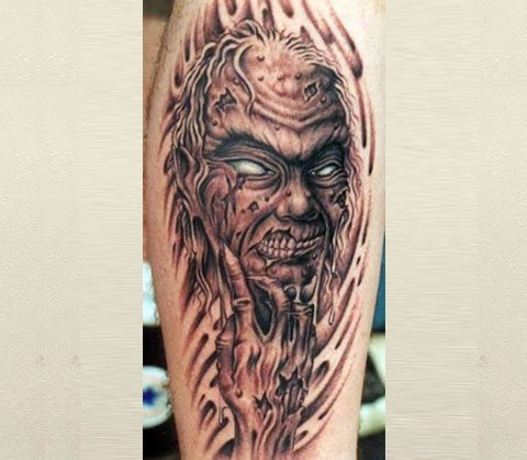 Tetoválás egy démonnal