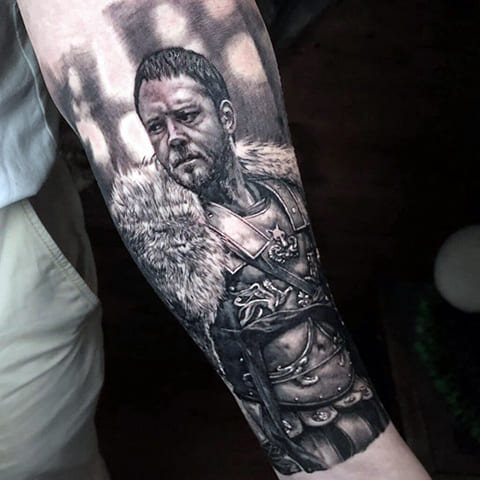 Tetování gladiátora z filmu