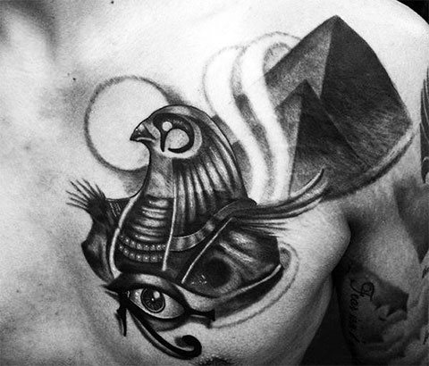 Horus' øje tatovering