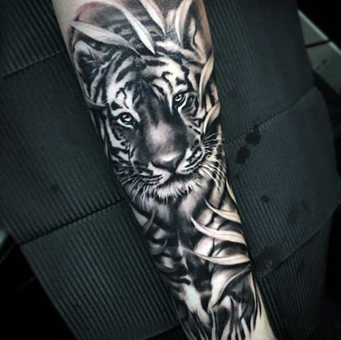Tatuaj de un tigru