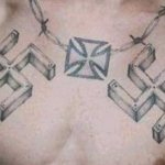 Swastika-tatovering