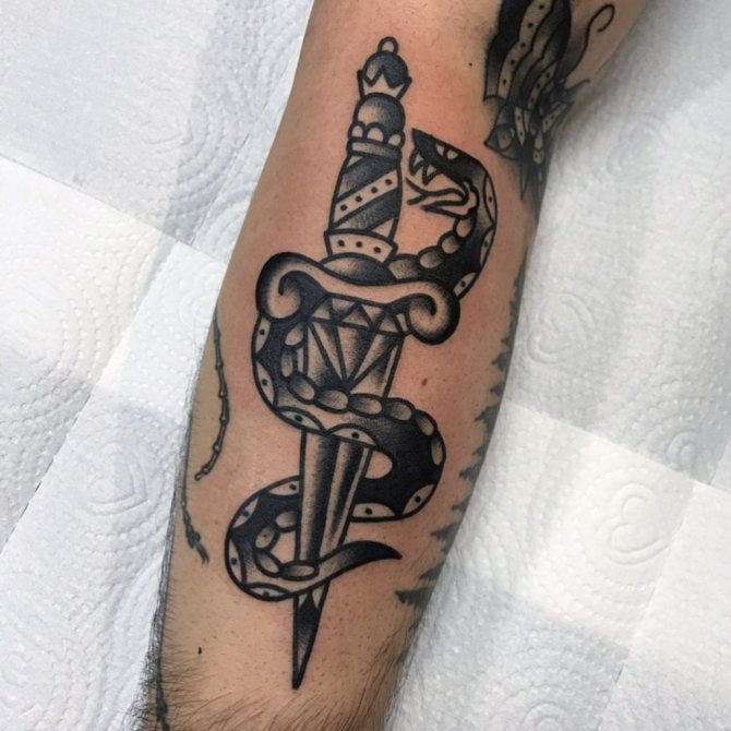 slange tatovering betydning på zonen