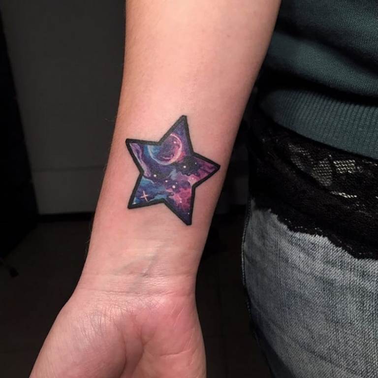 tatuagem em estrela