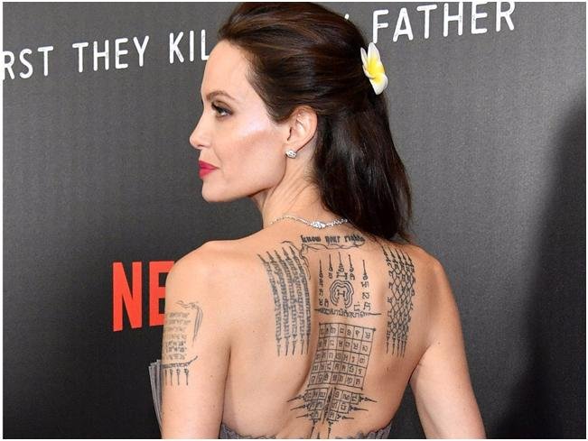 Angelina Jolie tatoveringer