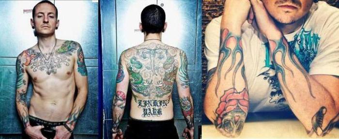 Chester Bennington tetoválások