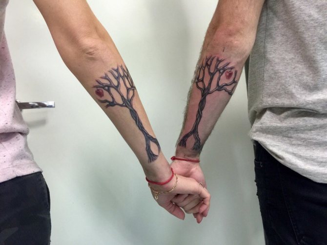 Tatuaje de copac