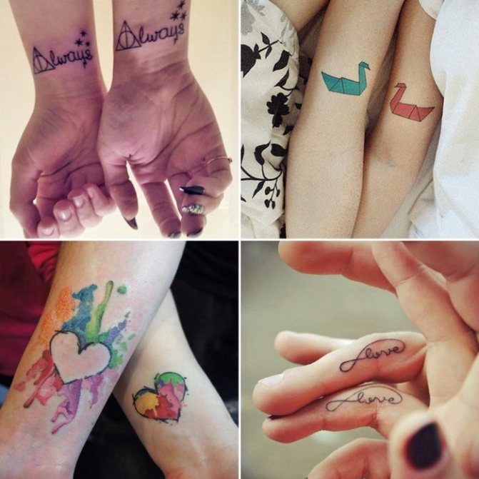 Tätoveeringud tüdrukute käel ja nende tähendus. Fotod, kujundused, ilusad, väikesed, kirjad