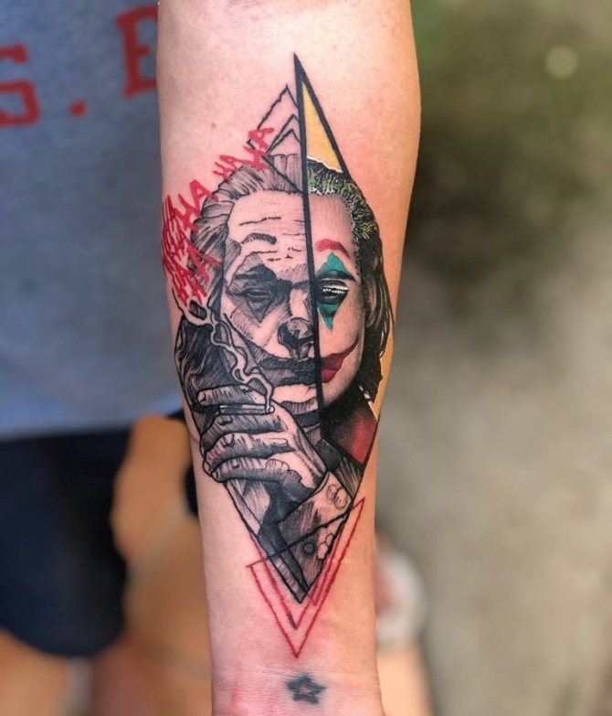 Joker tatuaje