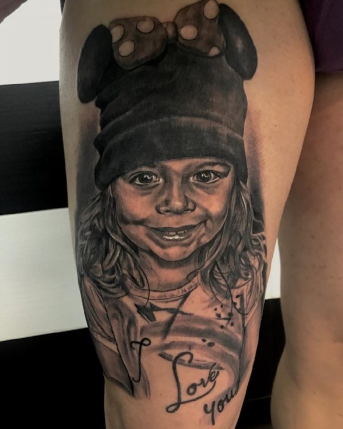 Tetovanie venované deťom
