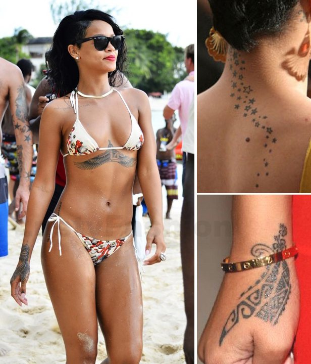 Rihanna tatuiruotės