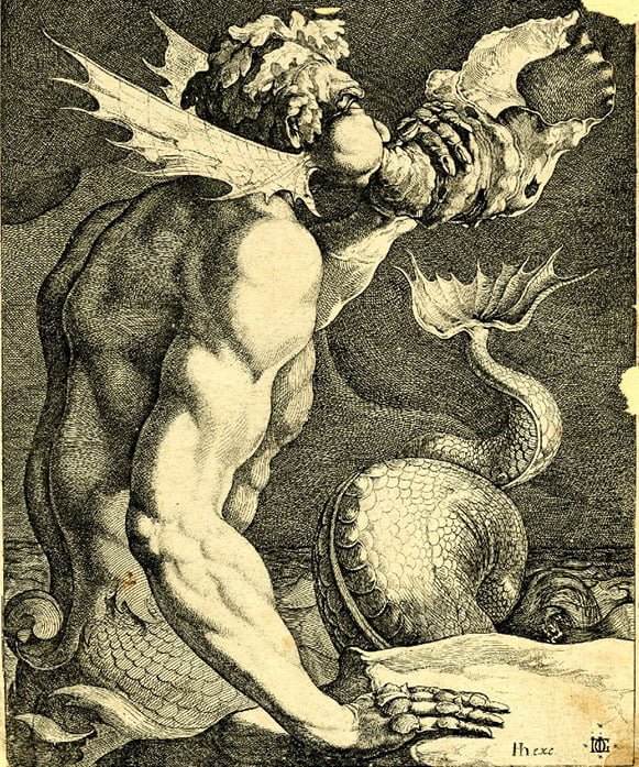 Triton zoon van Poseidon