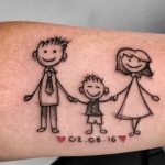 Tatuaje de familie emoționante
