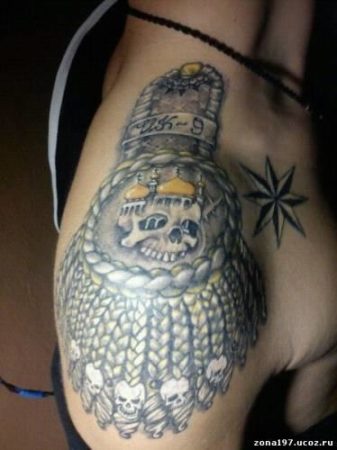 tatuaje de închisoare, epoleți