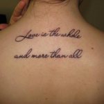 Believe In Yourself-tatovering på engelsk. Bedste tatoveringsindskrifter på engelsk med oversættelse