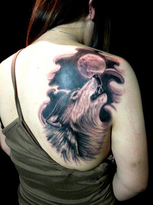 huilende wolf op de maan tattoo betekenis