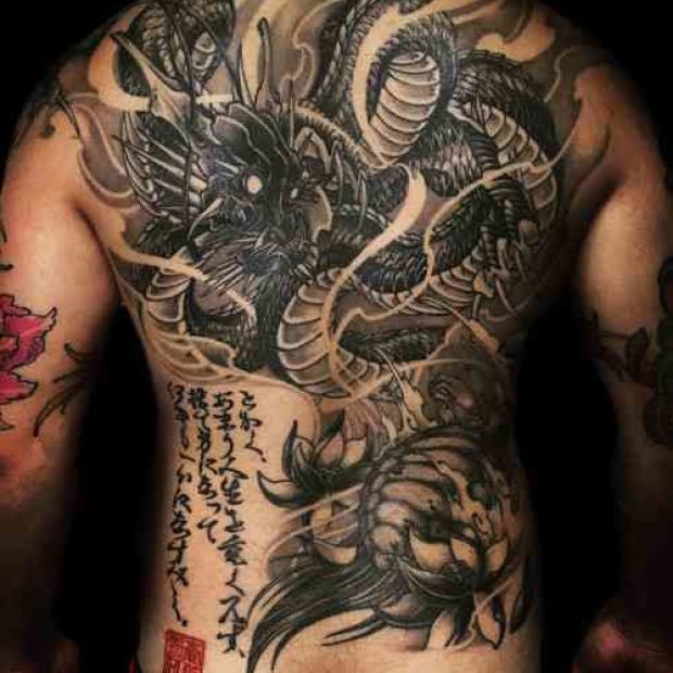 Japanse karakters tattoo