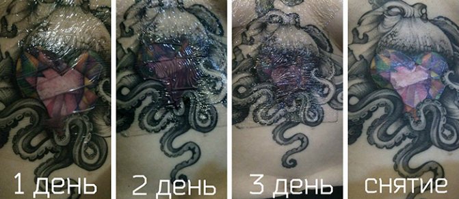 Το φιλμ επούλωσης για τα τατουάζ. Οδηγίες χρήσης, τι να αγοράσετε, φροντίδα τατουάζ