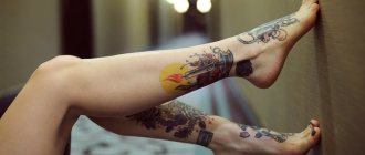 Tetovanie žien na nohách