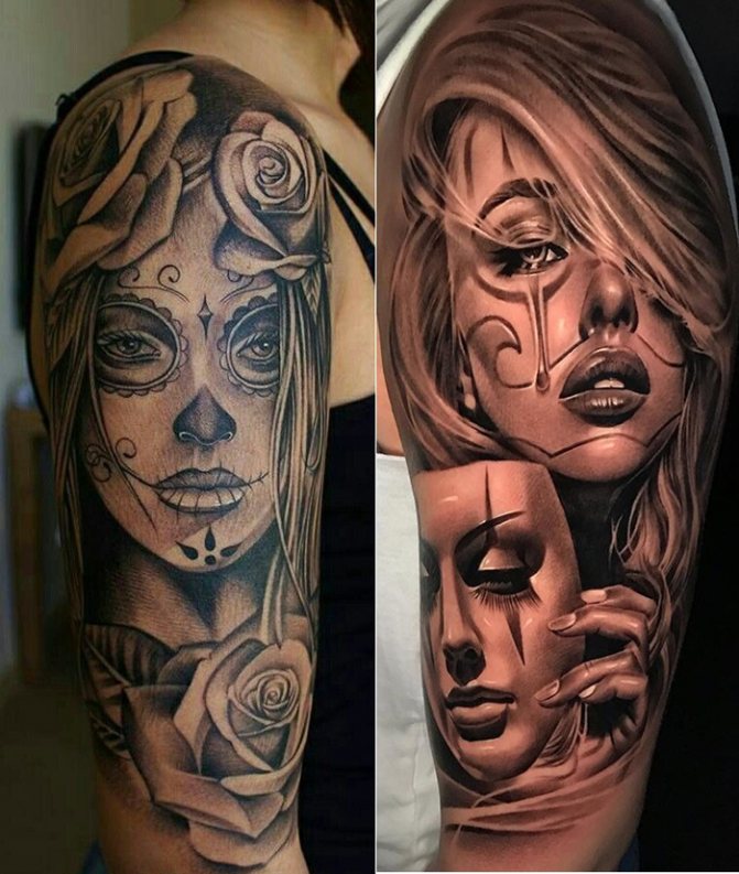 Kvinde tatovering
